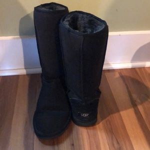 Black UGG boots size 8